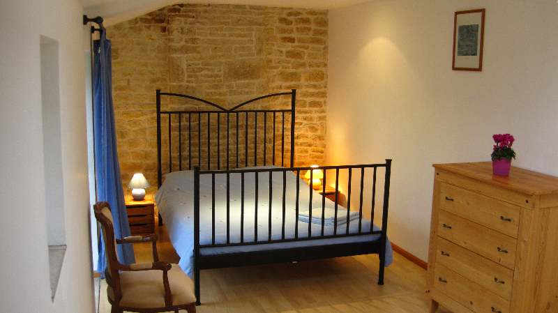 Double bedroom in holiday gite cottage sleeps 6, France