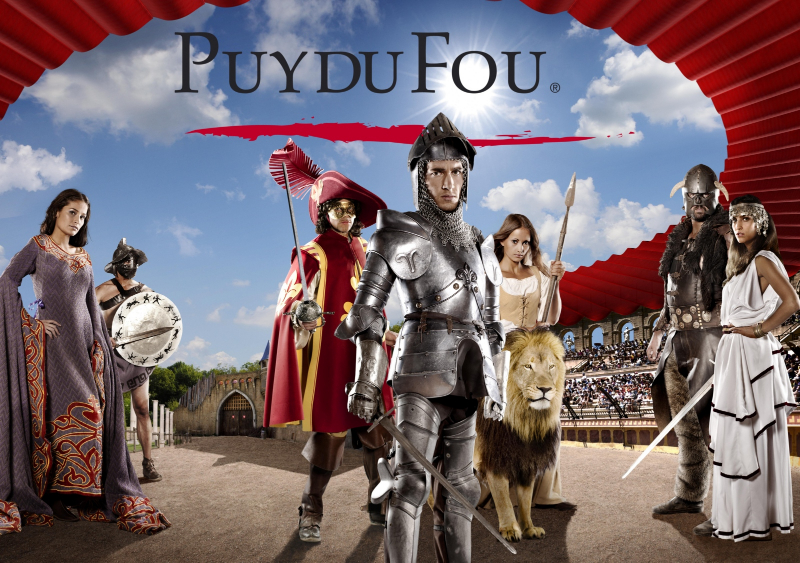Puy du Fou theme Park in the Vendee near our holiday gites, France