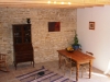 Le Noisetier diner clipped self catering cottage