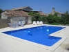 Swimming pool at les Hiboux holiday gite